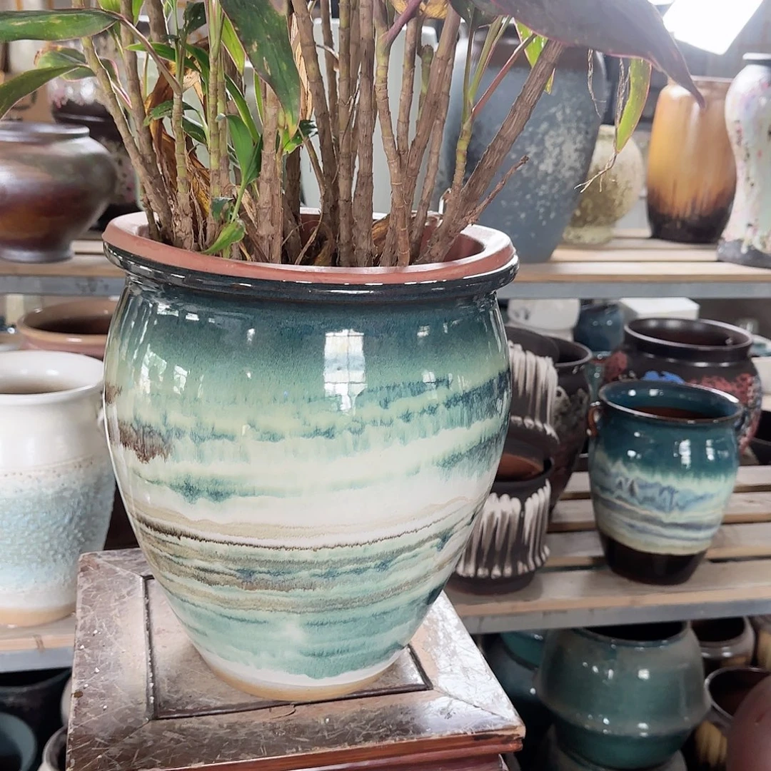 紫砂花盆杨洋花盆0811-黄A970