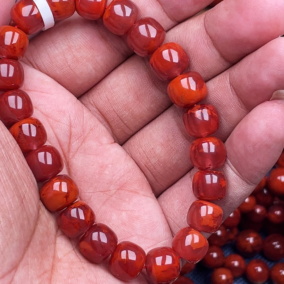 O***E南红玛瑙未镶嵌手链南红瓦西卡10老型原矿