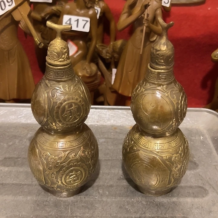 黄铜摆件，文房工艺品摆件