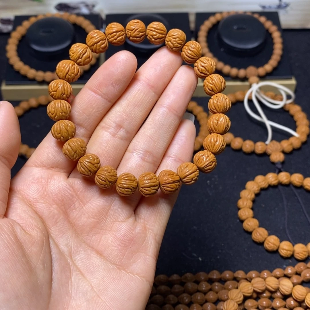 和***肉手串桃核秦岭文玩桃核手串