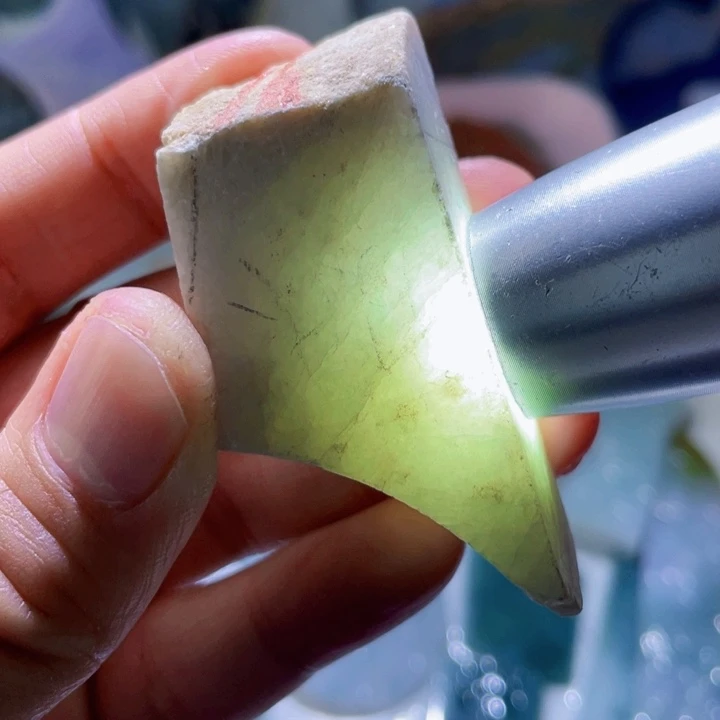 颈饰未镶嵌翡翠天然缅甸翡翠