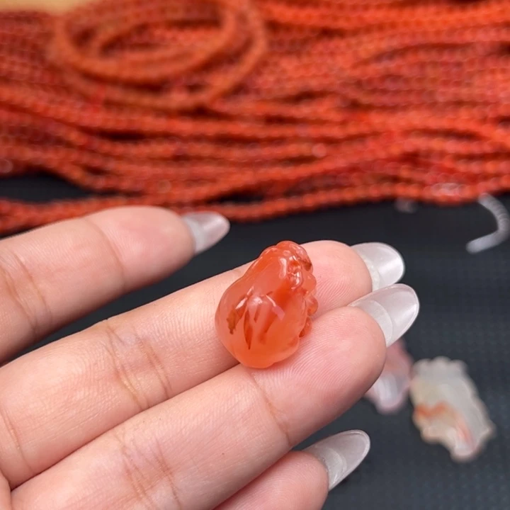 吊坠(不含链)未镶嵌南红玛瑙