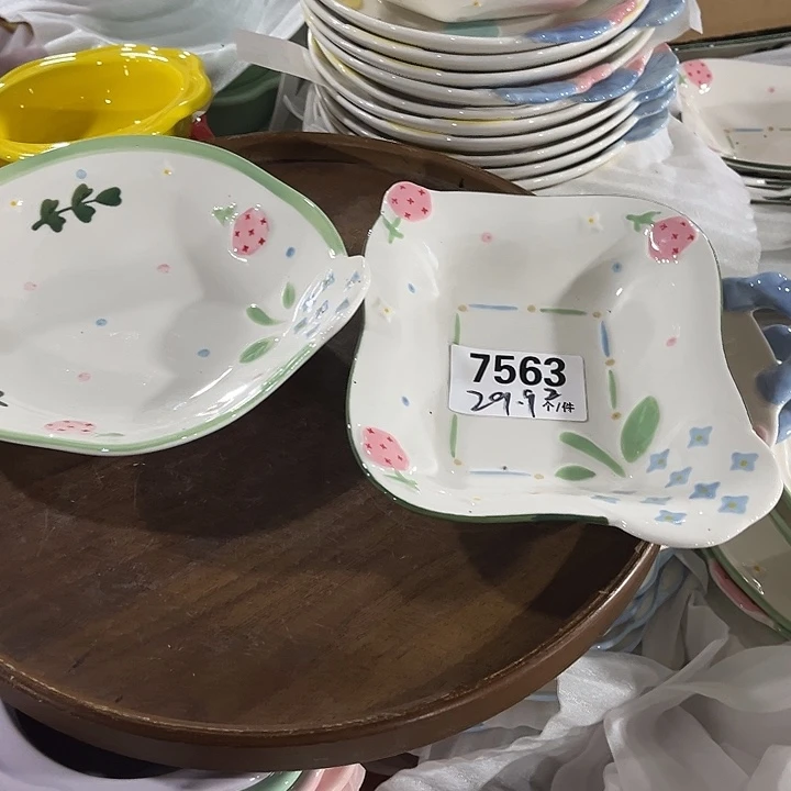 瓷微瑕外贸餐具7563