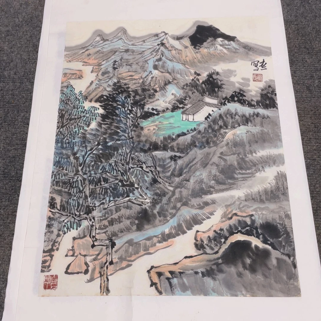 国画1.4平尺纯手绘国画作品