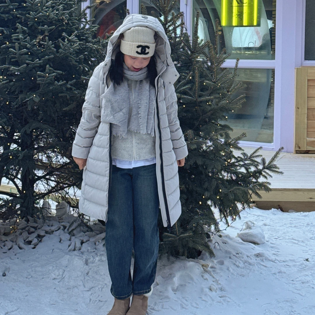 Ms.Qnn“摩登系列”鼎奢品牌定织高弹防水针织羽绒服 37C2038 Q姐