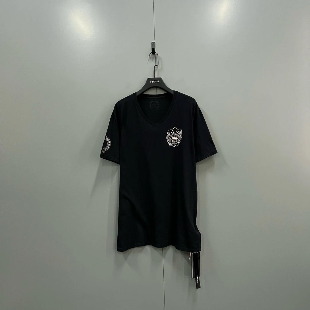 99新 Chrome Hearts/克罗心 y3 黑色印花短袖 XL码/700487