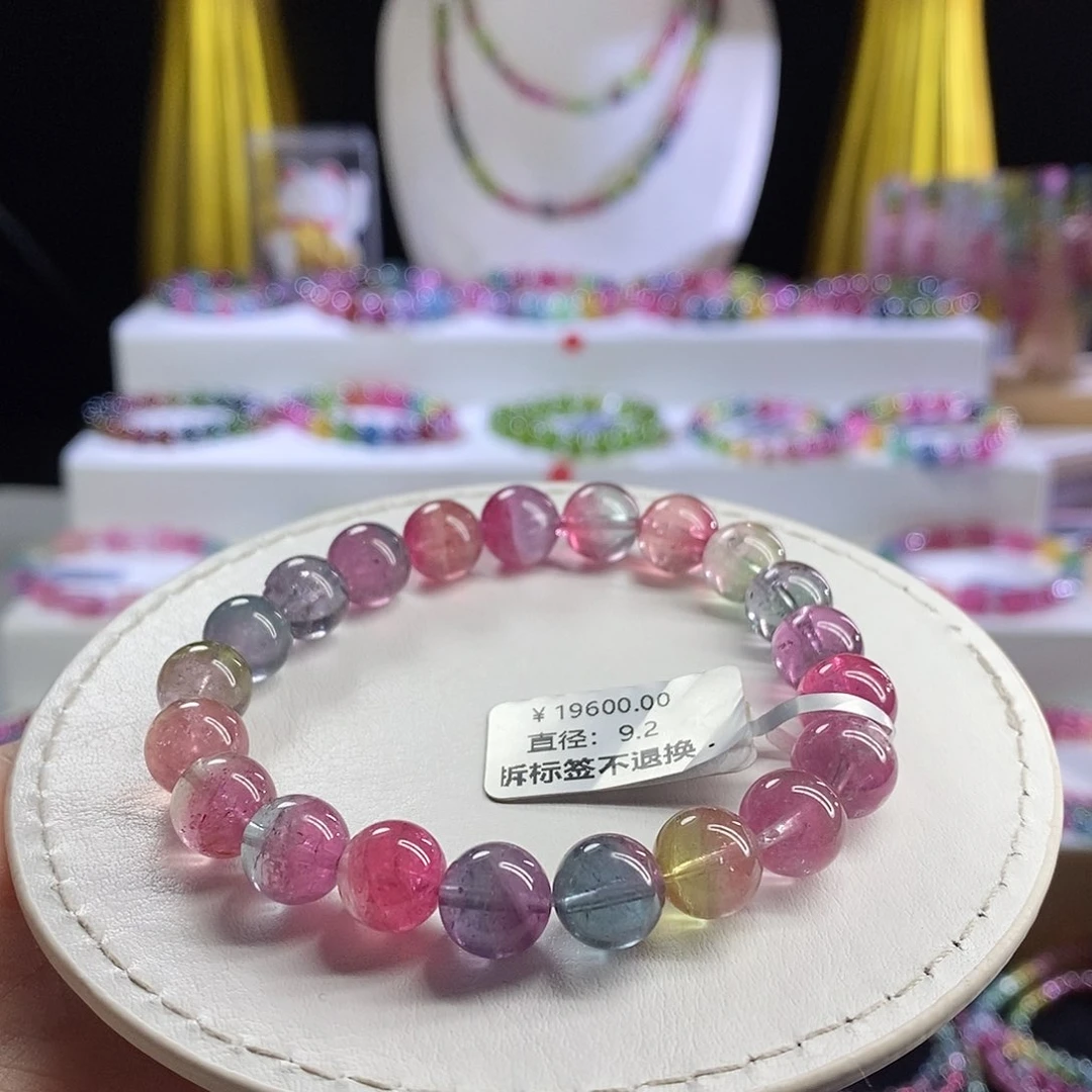 未镶嵌手链碧玺西瓜