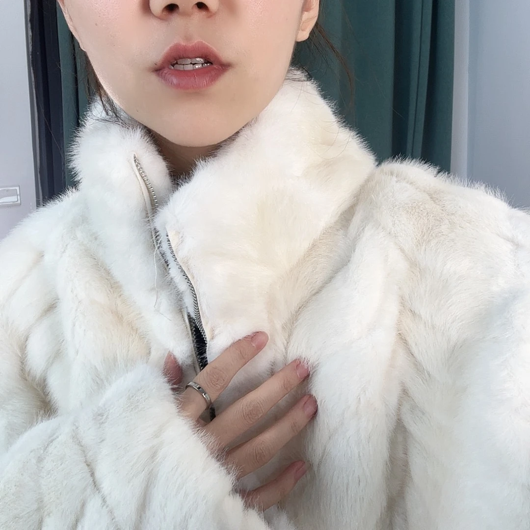 图***妹三醋酯纤维白色皮草哈哈哈哈1242