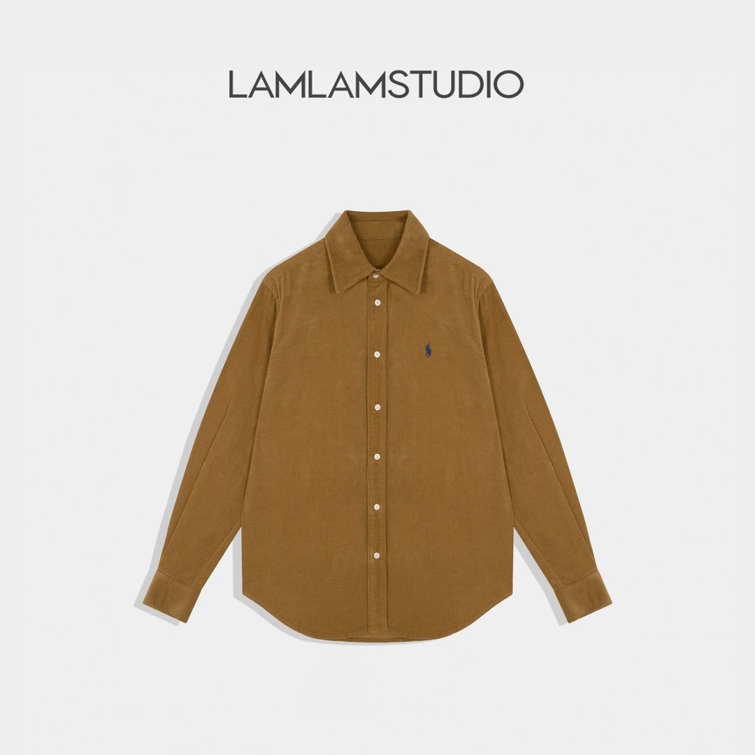 LAMLAM 张一琳 “塞特艺术“ 长袖衬衫时尚休闲百搭复古L2412115T