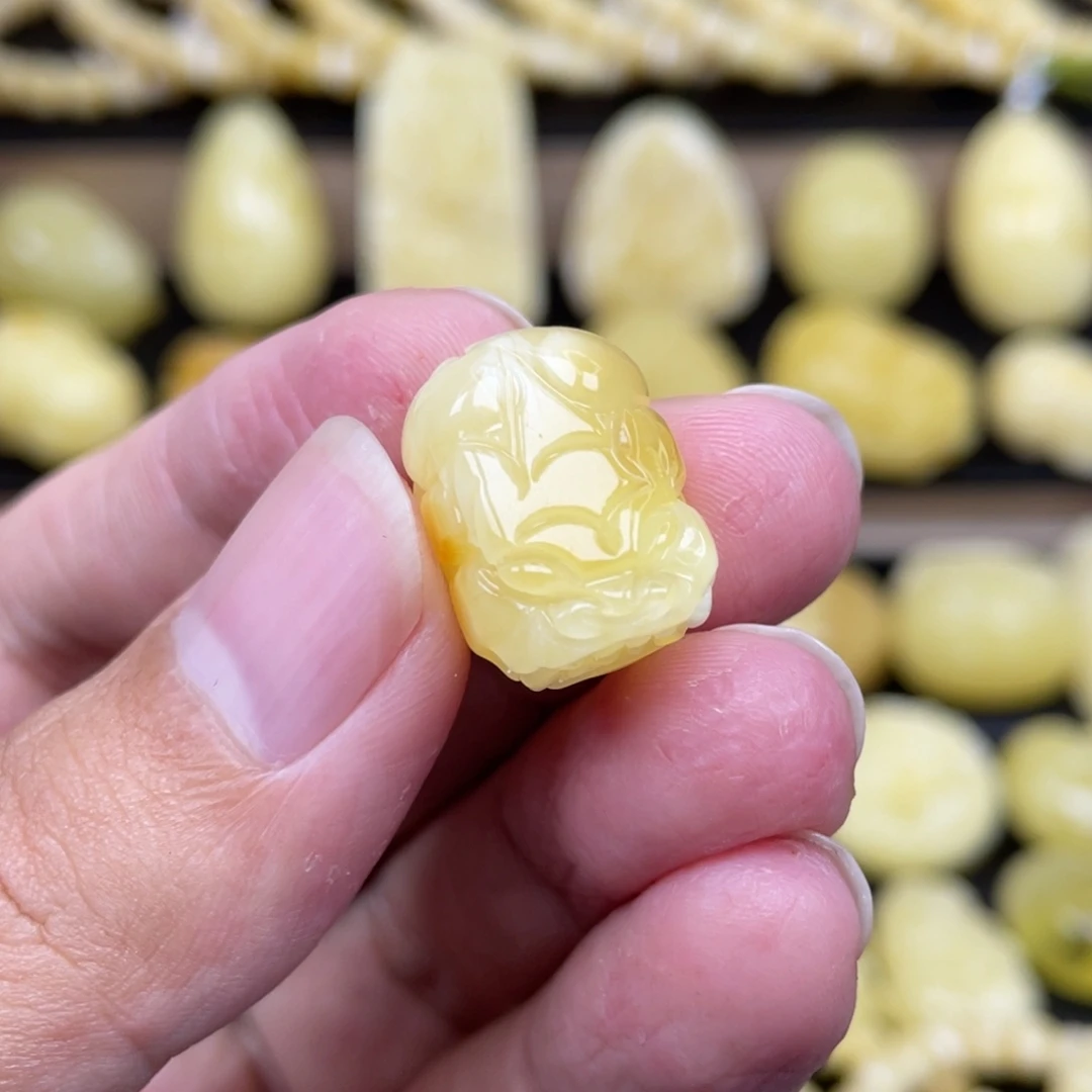 琥珀未镶嵌裸石琥珀蜜蜡