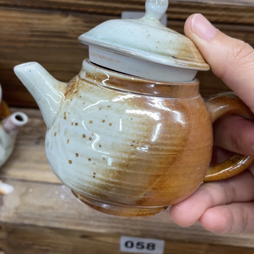 茶壶柴烧茶壶茶壶瑕