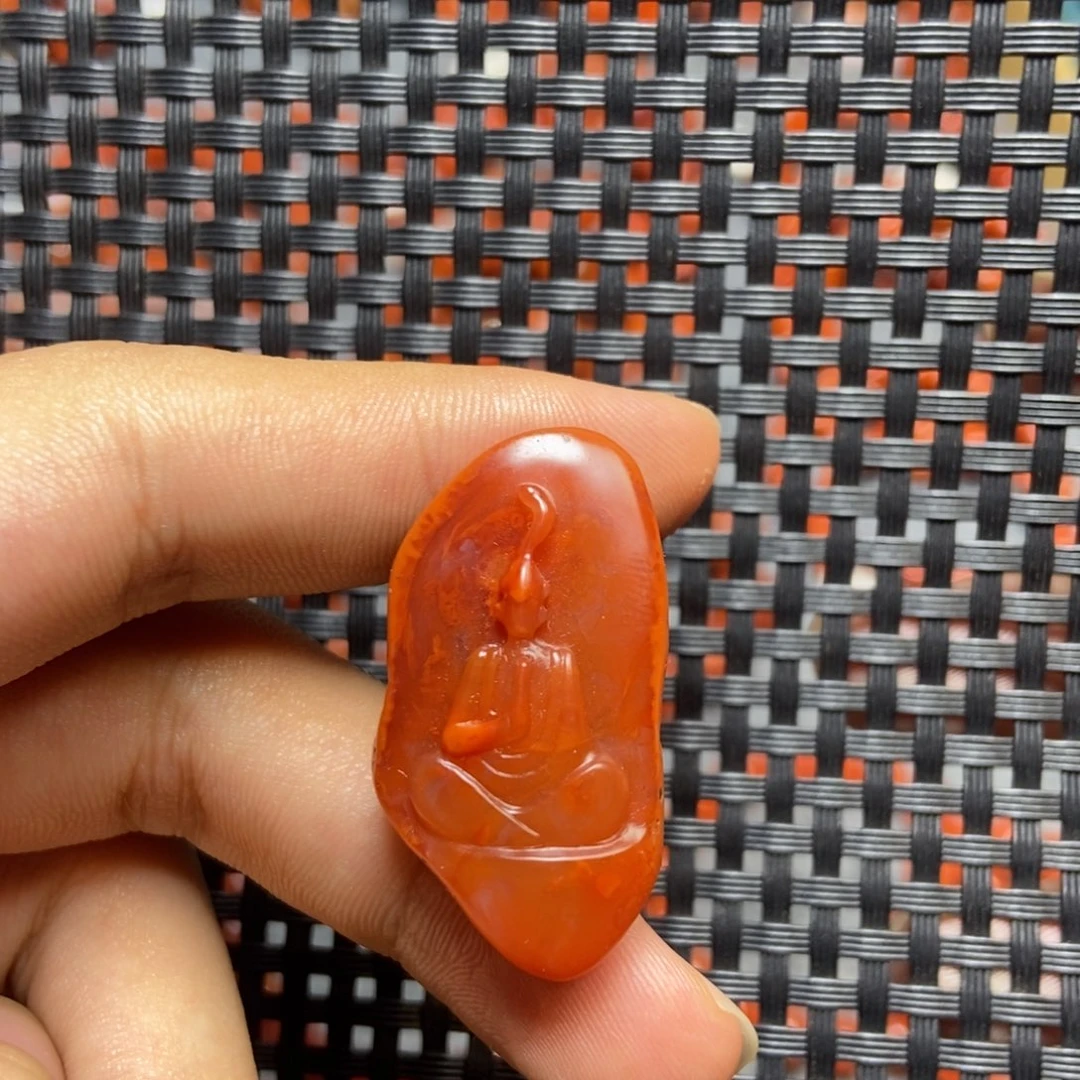 南红玛瑙未镶嵌吊坠(不含链)