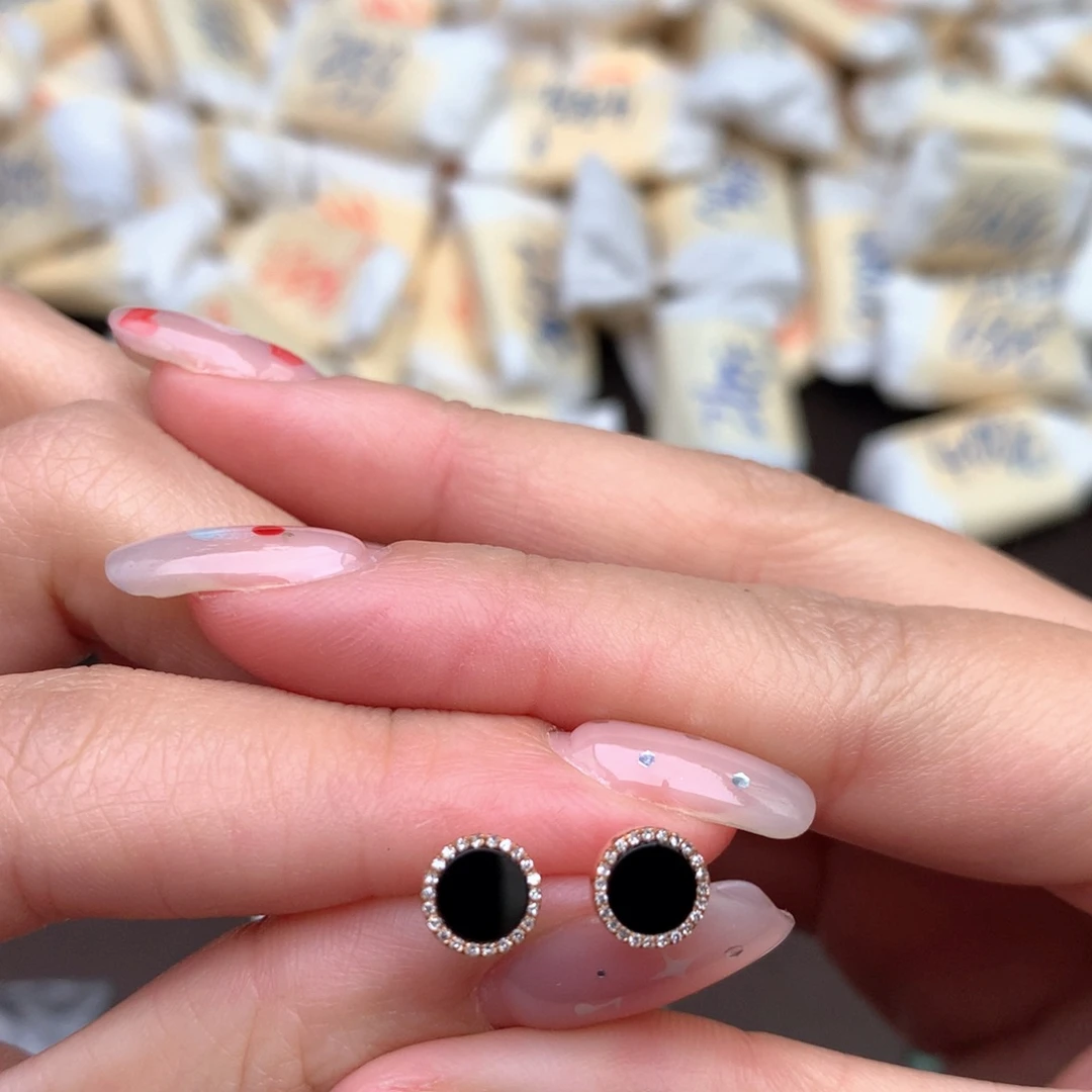 【闪购商品】翡翠耳饰18K金镶嵌一