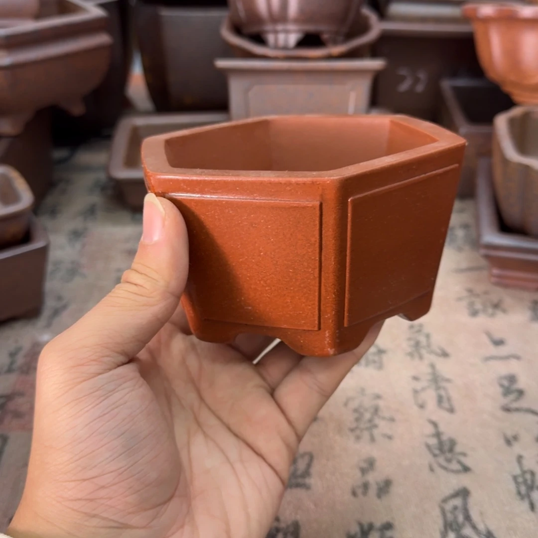 紫砂花盆94号宜兴紫砂正品10x5.5