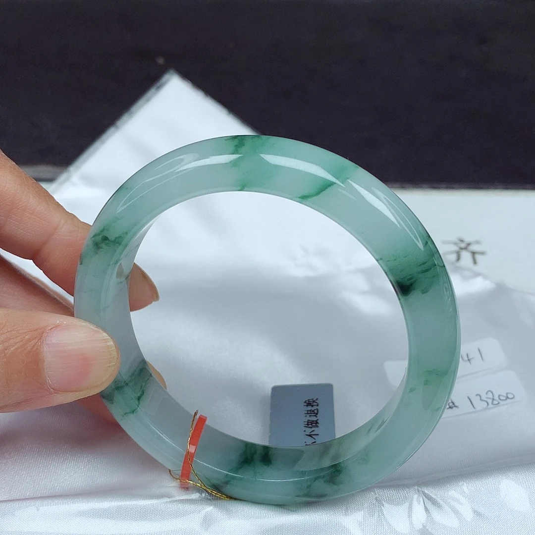 未镶嵌手镯翡翠58圈4441