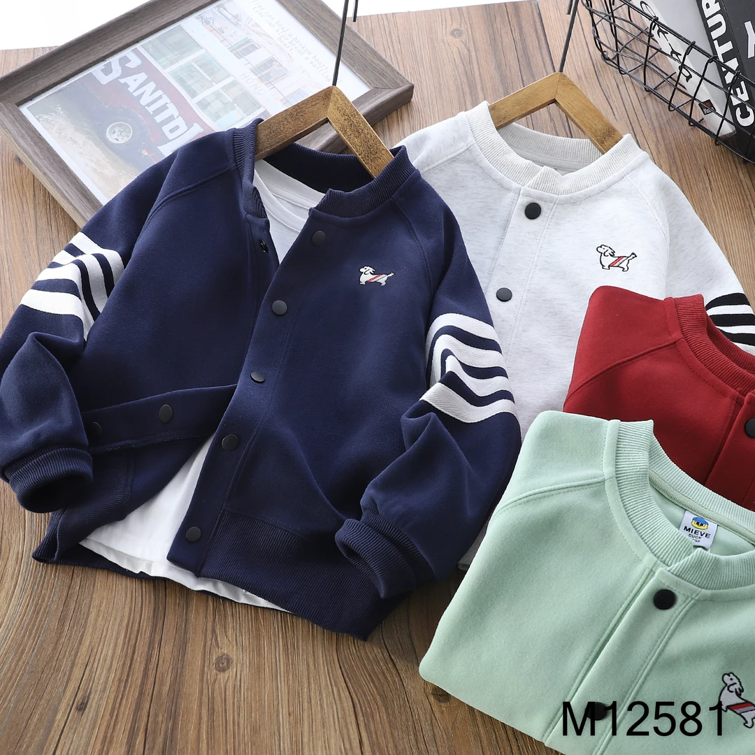 春季 儿童双面棉洋气 时尚休闲棒球服外套 12581