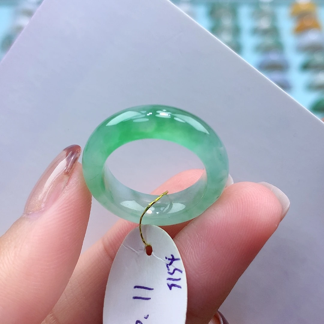 未镶嵌戒指翡翠1112圈