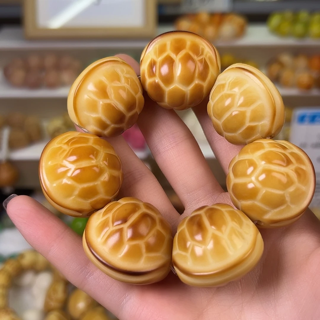 菩提根/象牙果吊坠微瑕炭烤富甲一方一串卡27➕