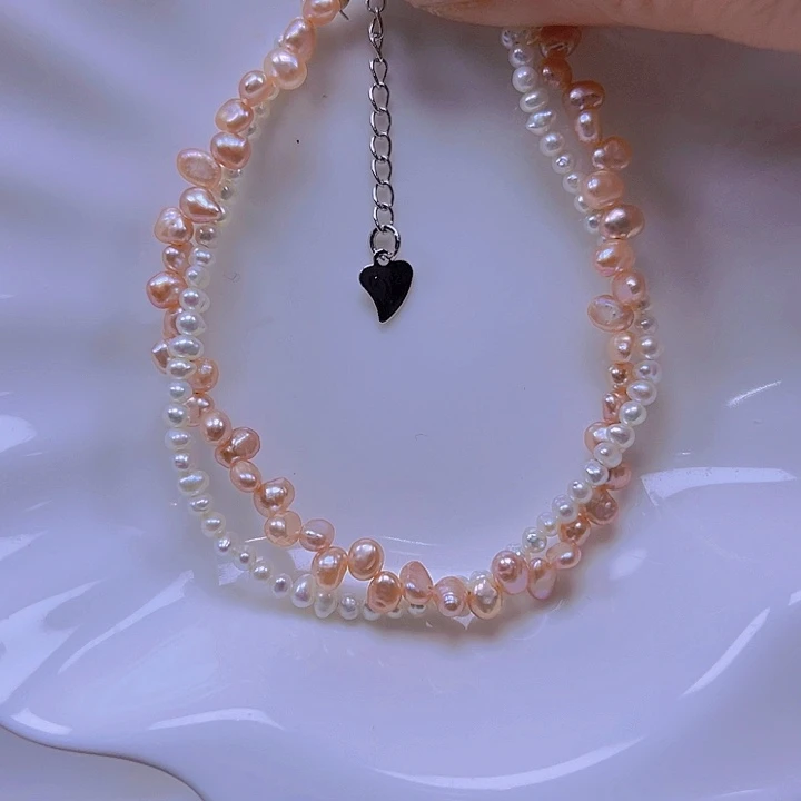 淡水珍珠手绳合金