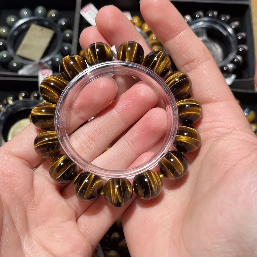 T***i木变石（虎睛石）未镶嵌手链