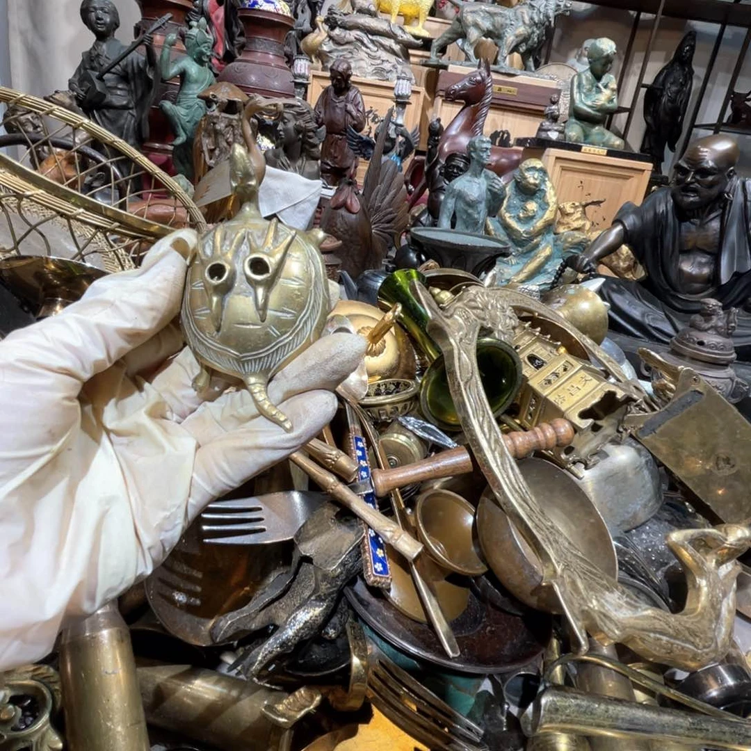 大阪回流铜器摆件43