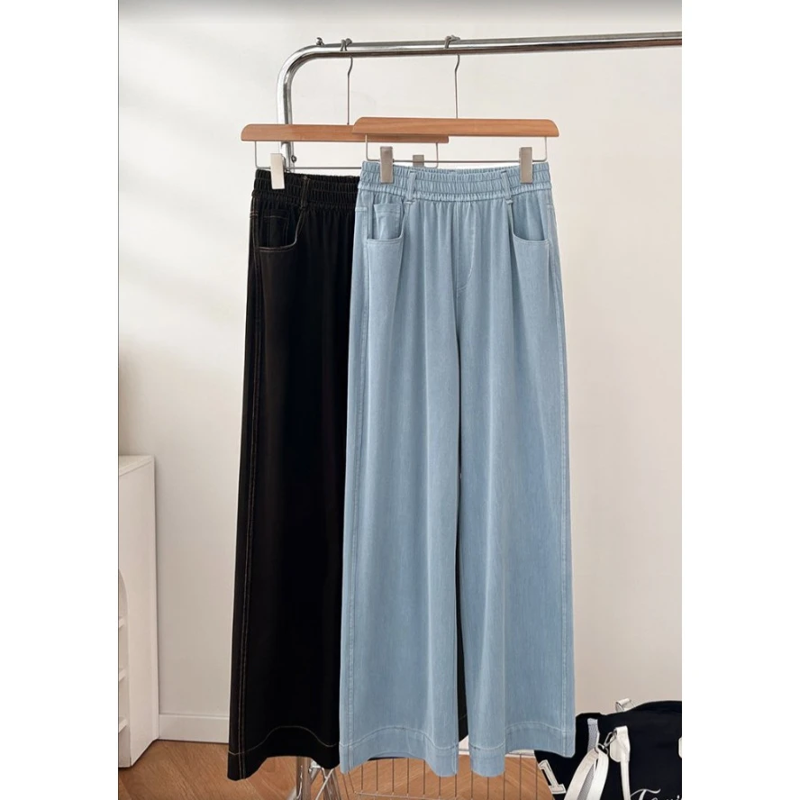 【长裤系列】凉感天.丝 高质感垂顺薄款牛仔裤洋气soinku