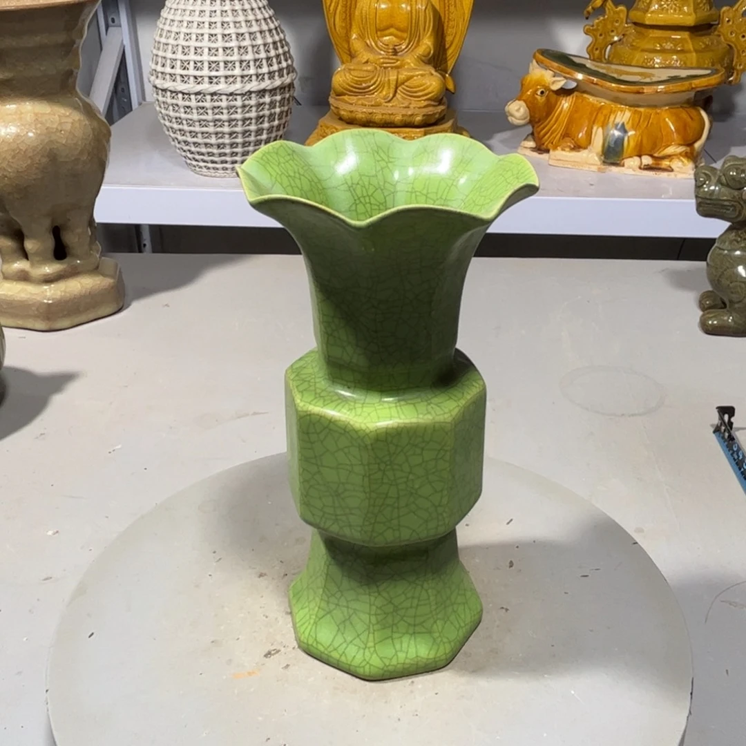 瓶柴窑瓷器品相完美