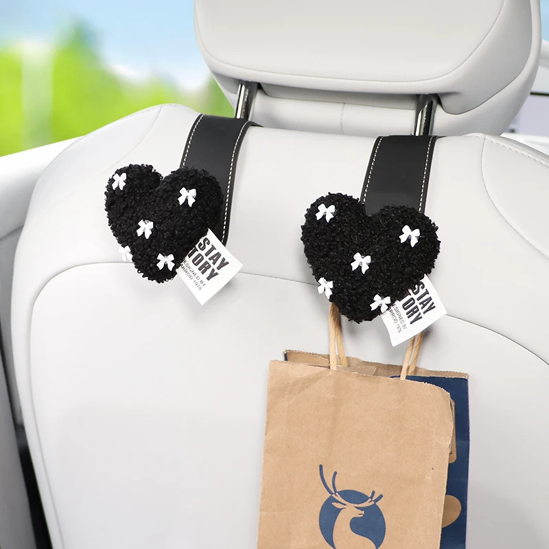 2025新款车载挂钩多功能座椅背后排后座可爱车用置物收纳汽车内饰