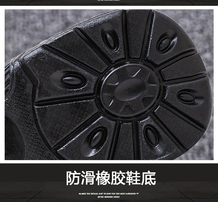 男鞋春秋新款皮面运动鞋软底耐磨休闲潮鞋网面男士气垫跑步鞋防滑