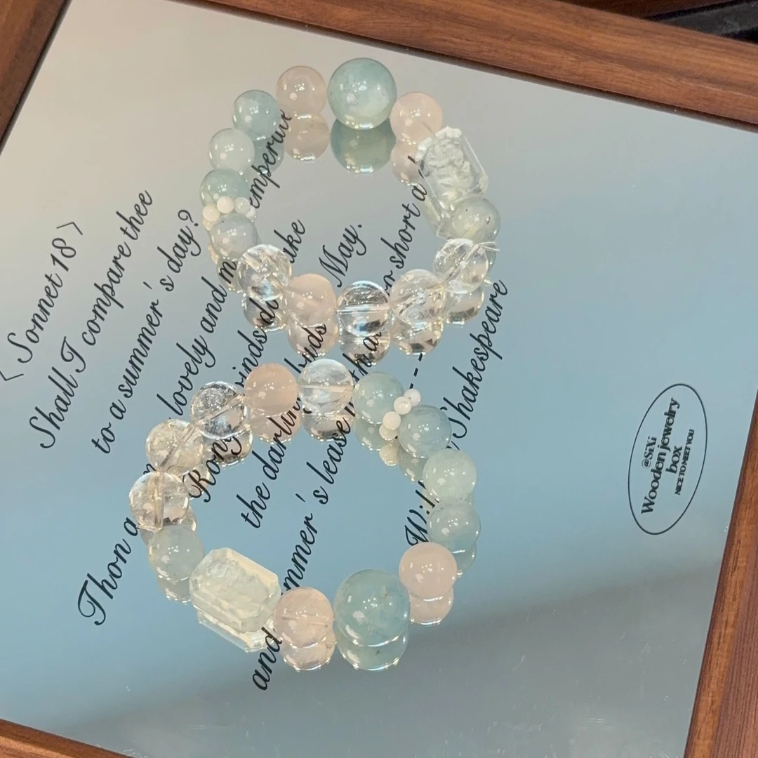 【无事牌】天然水晶手串女生新款显白新款温柔手链