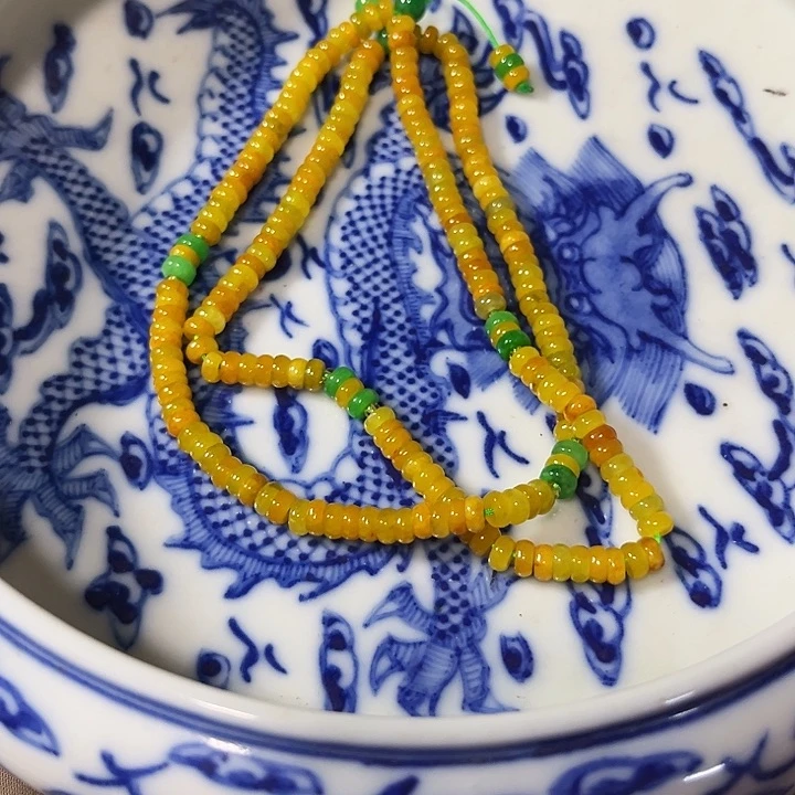 瓷片卡5项链一条