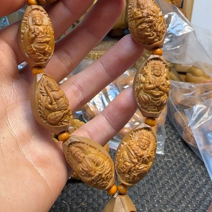 橄榄核手串/手链包衣八大护法