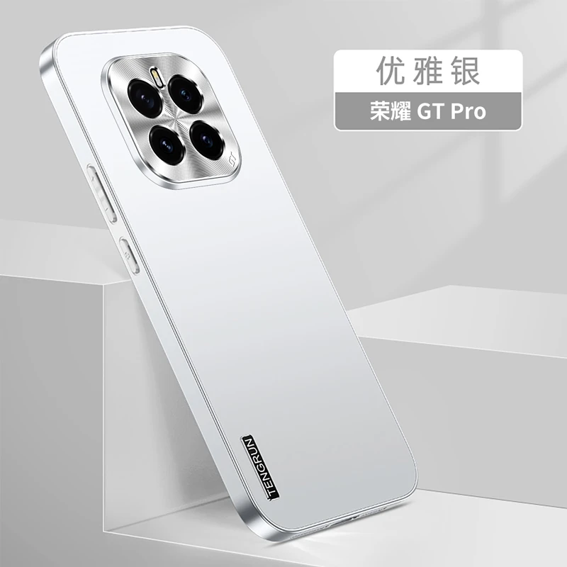 荣耀GTPro手机壳新款金属镜头防摔防爆超薄磨砂防滑散热情侣适用