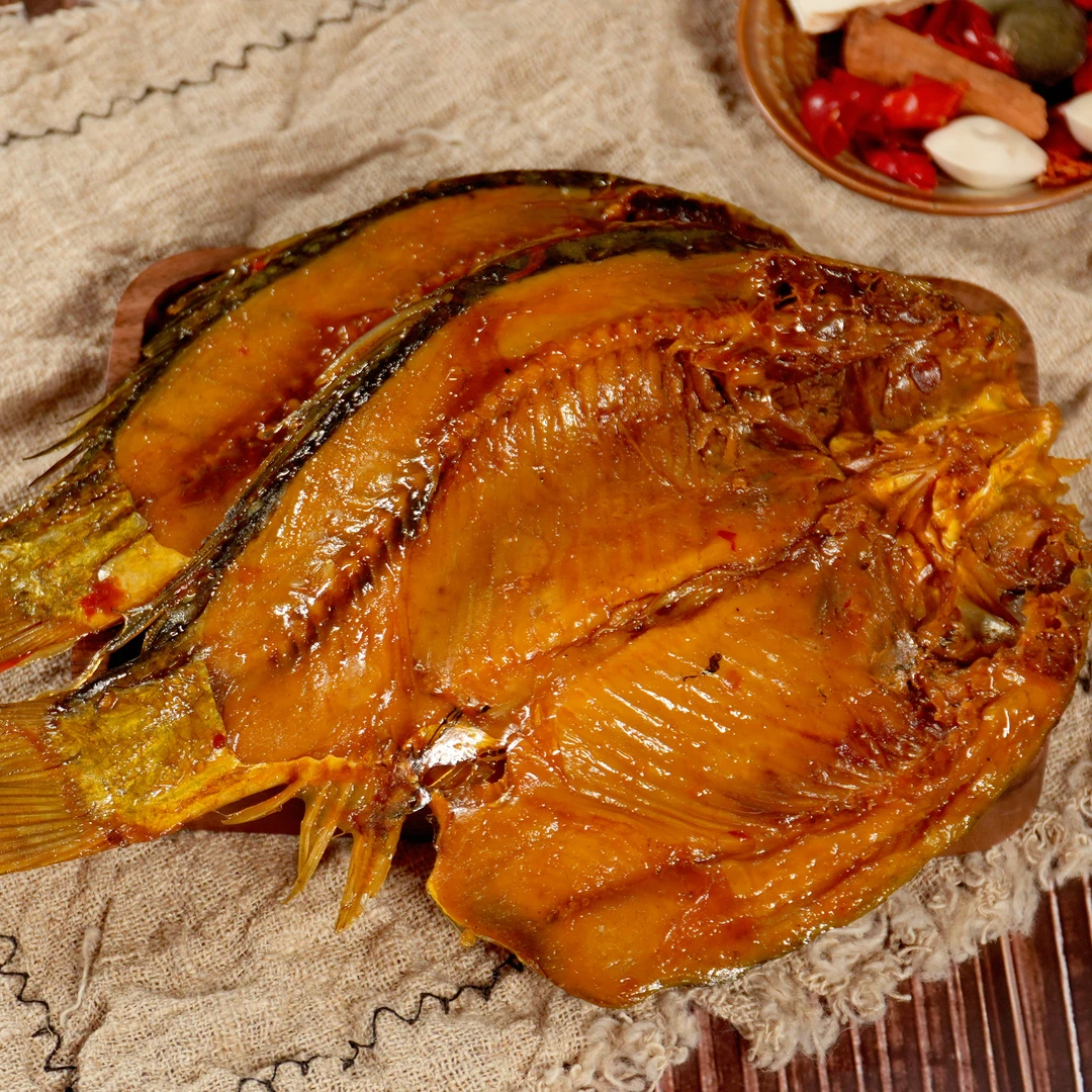 卤鲫鱼 4条 10条 酱板鱼开味下酒菜优质鲫鱼风干卤制即食60克每条