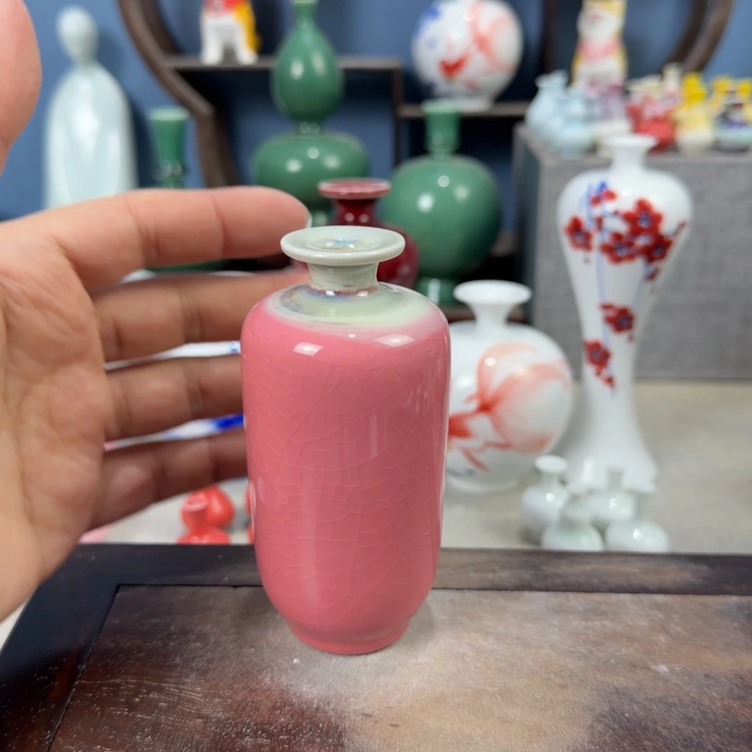 陶瓷手工小花器摆件