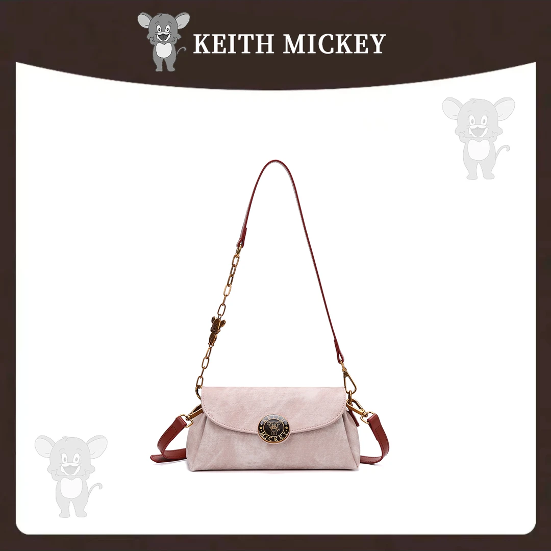 【工厂直销】KEITHMICKEY新款时尚女士单肩斜跨包8596