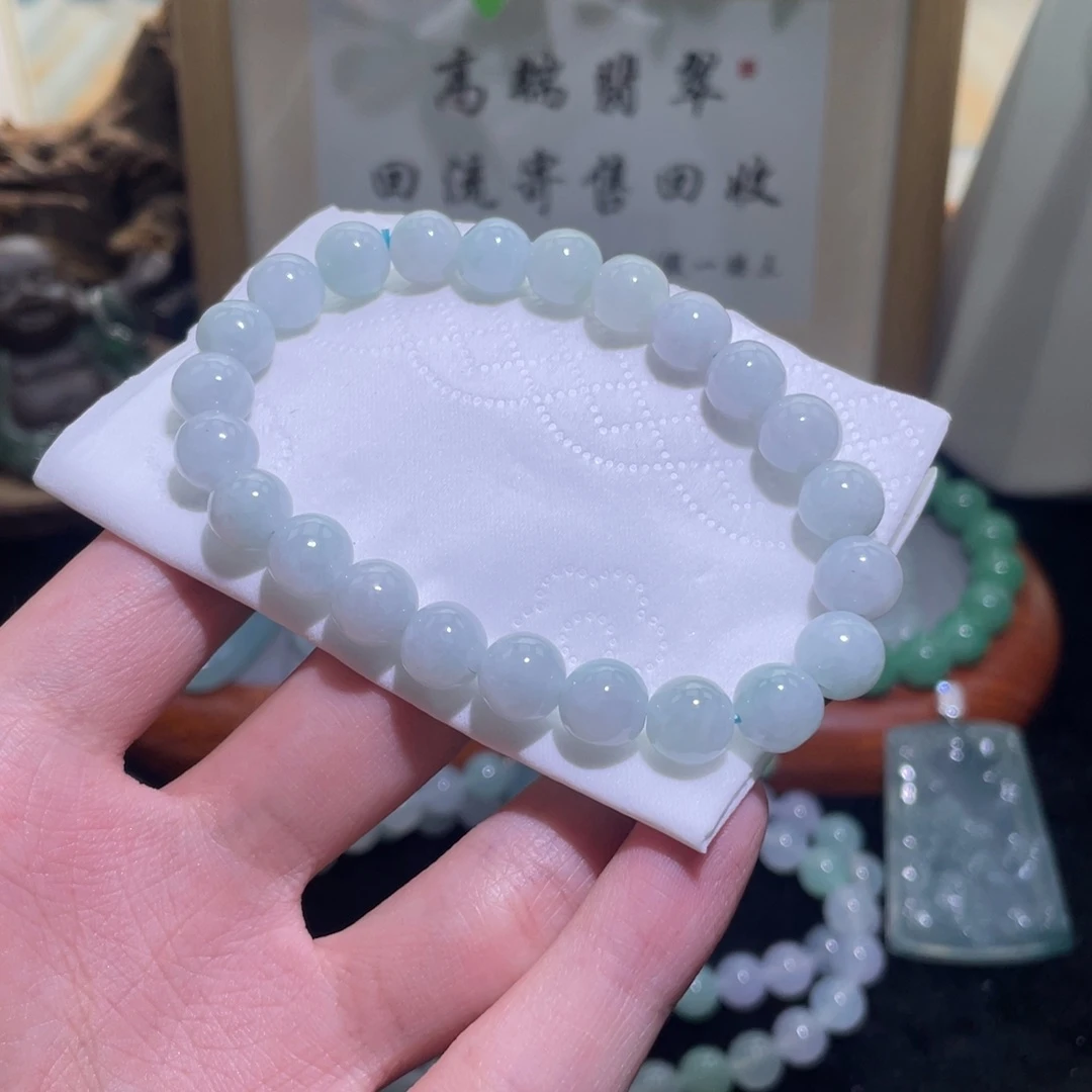 翡翠未镶嵌颈饰手串