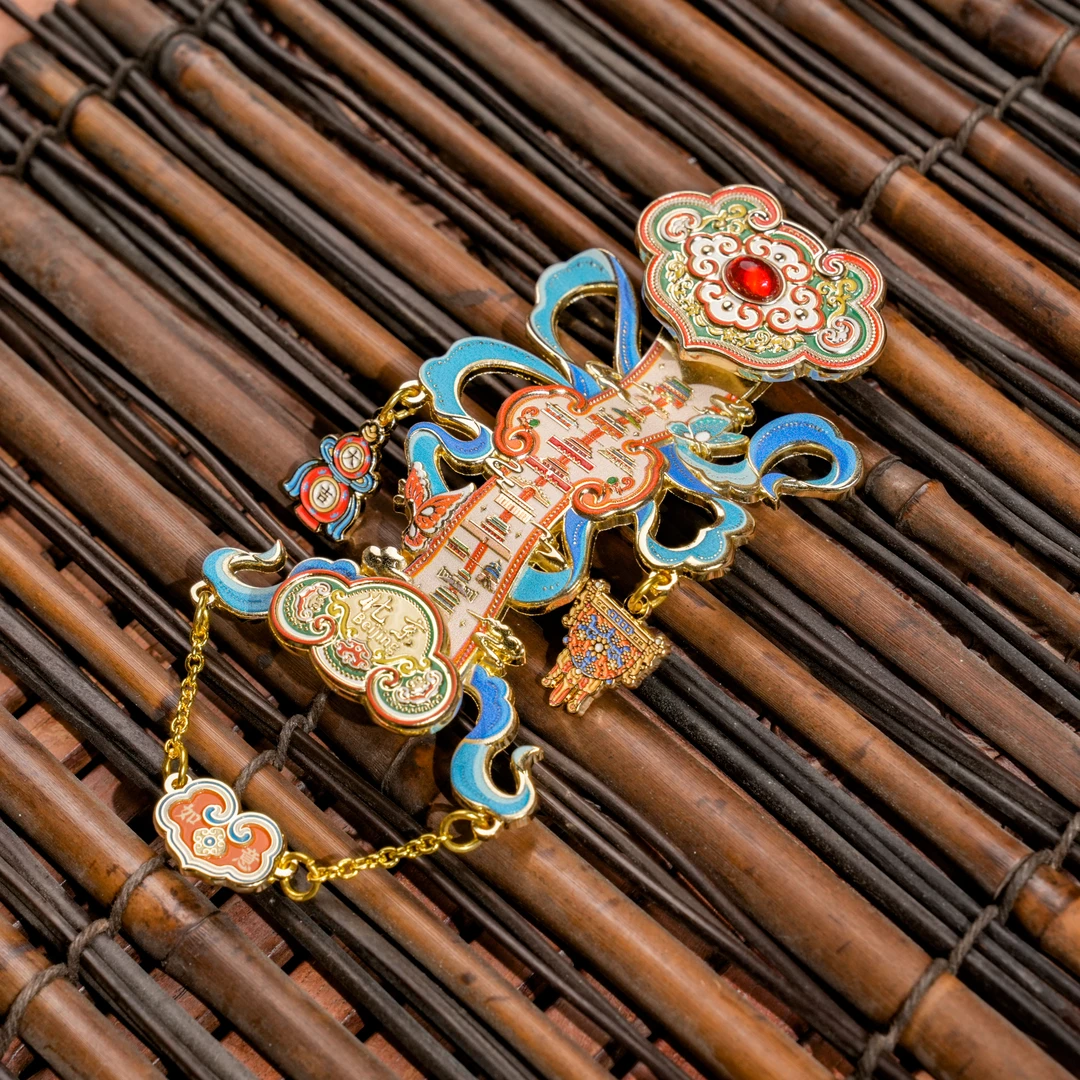 北京中轴线如意金属冰箱贴文创冰箱贴