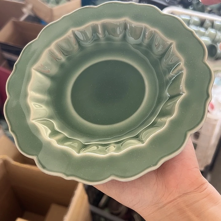 龙泉云间青瓷小米茶器