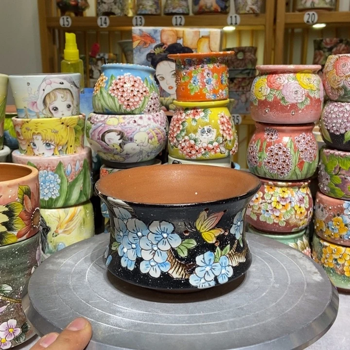 景德镇艺术手绘作品