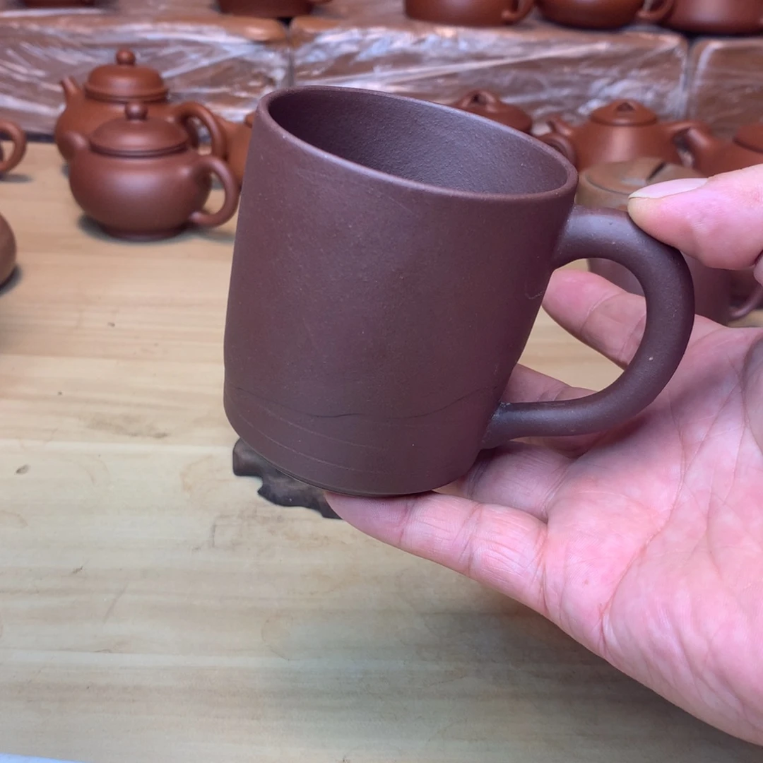 茶壶紫砂紫砂把杯