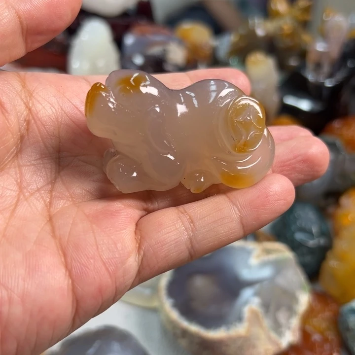 玛瑙/玉髓吊坠(不含链)未镶嵌