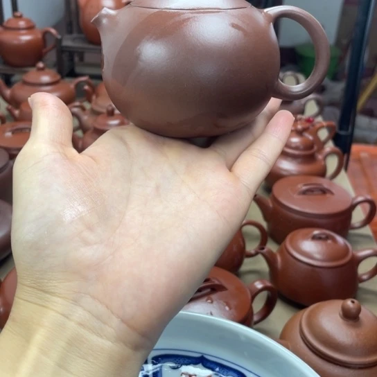 茶壶紫砂M**生精工全手工制作