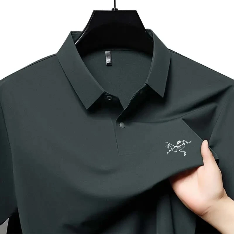 【欧洲轻奢·限购2单】时尚轻奢翻领男士POLO衫 休闲短袖T恤