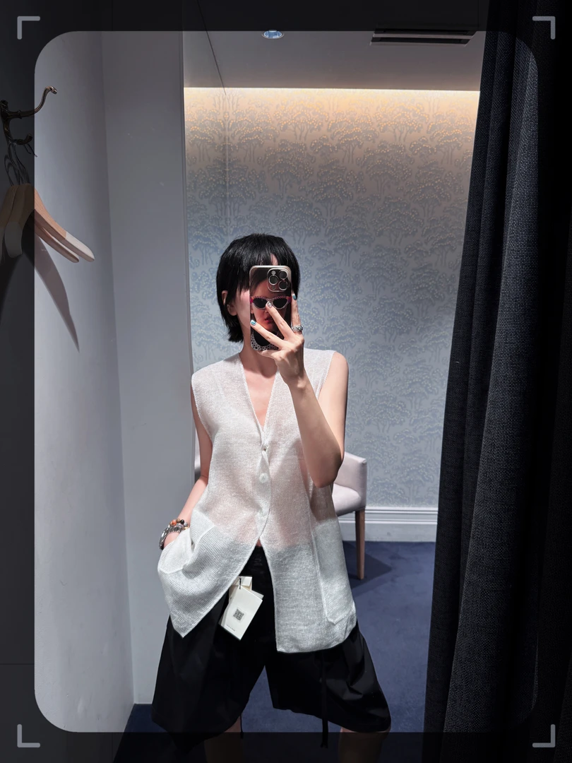 【日本背心】高光纱纱背心 J25DX289