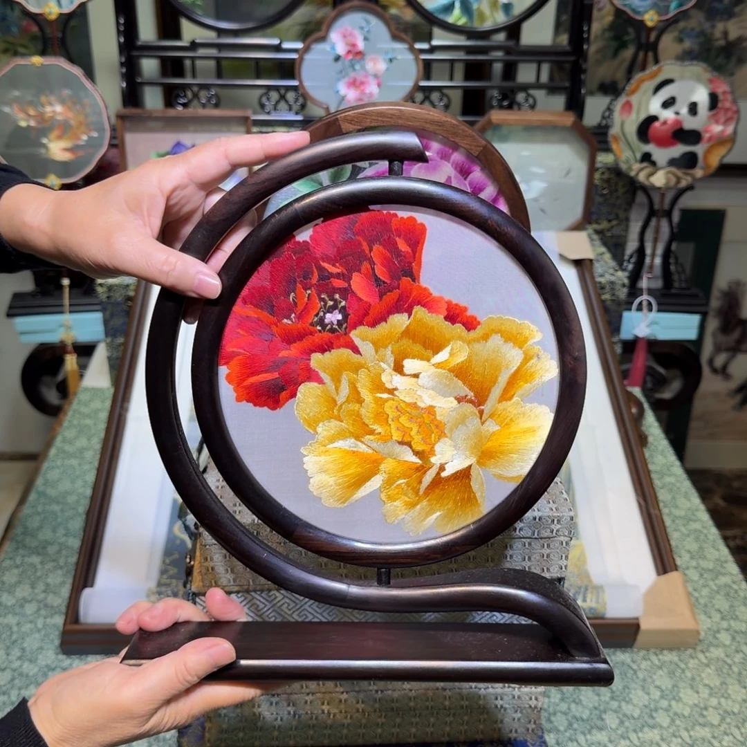 刺绣手工苏绣工艺制作技艺精湛