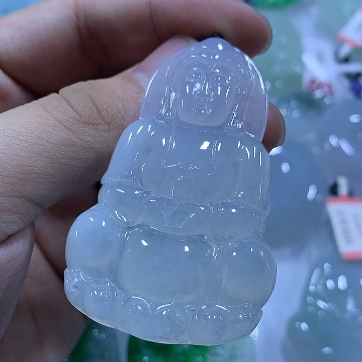 翡翠未镶嵌颈饰天然翡翠A货吊坠