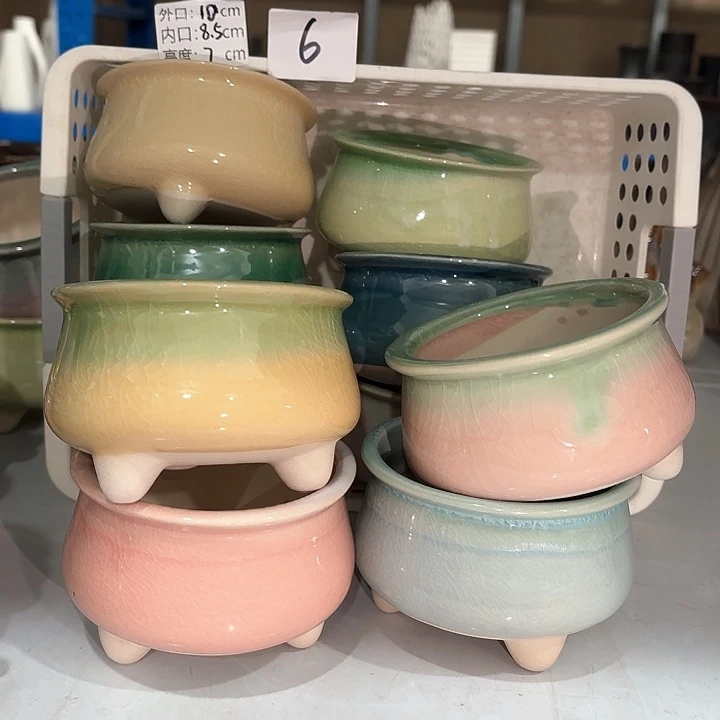 红陶量货｜口8.5-10高7深浅搭配发4