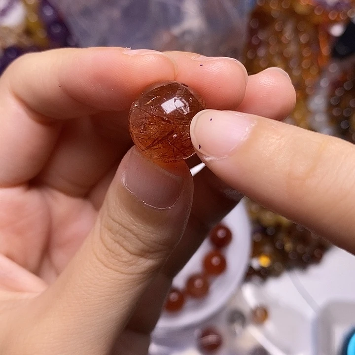 油***丘水晶手链未镶嵌黑金超