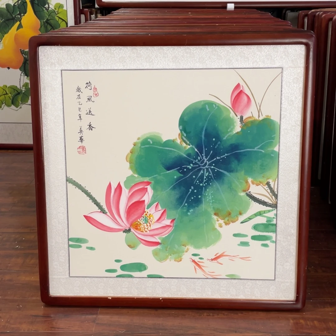 国画带框尺寸63*63厘米